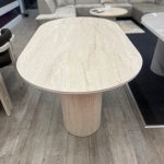 TRAVERTIN OPTIK ESSTISCH